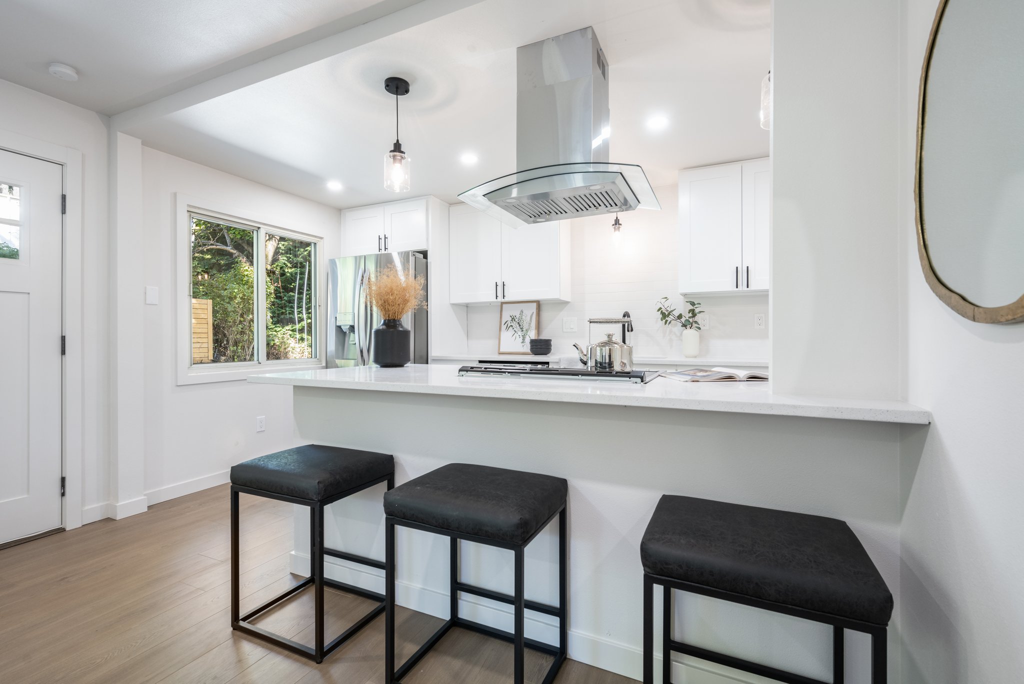 Seattle kitchen cabinet and countertop detail