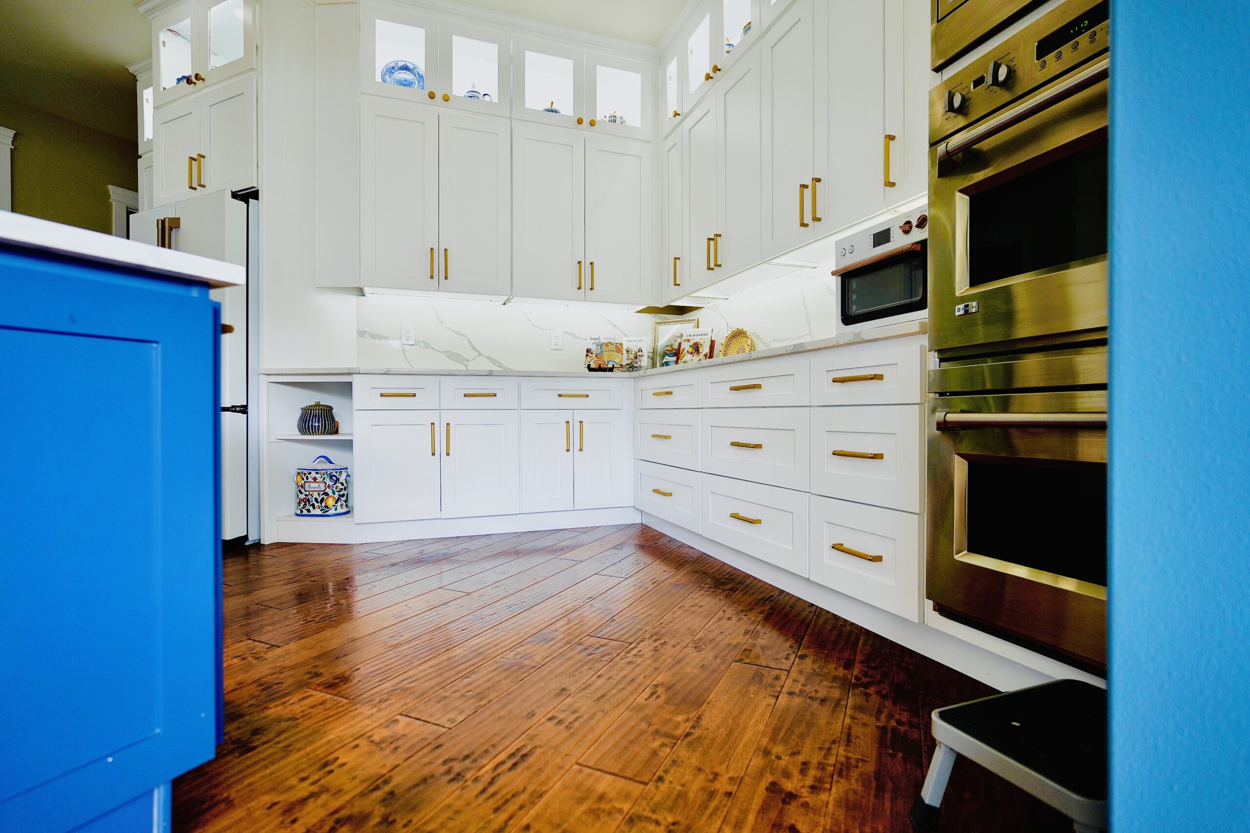Kitchen remodel detail photo with finished materials